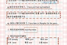 现在完成时的应用与使用（深入探究现在完成时，让你更加流利的运用英语）